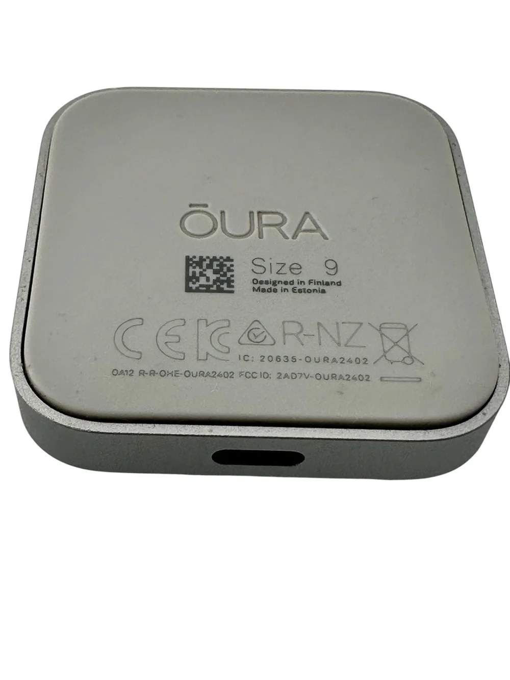 Official Oura Ring 4 Charging Dock Only Size 9 Gray | EUC (No Cable)